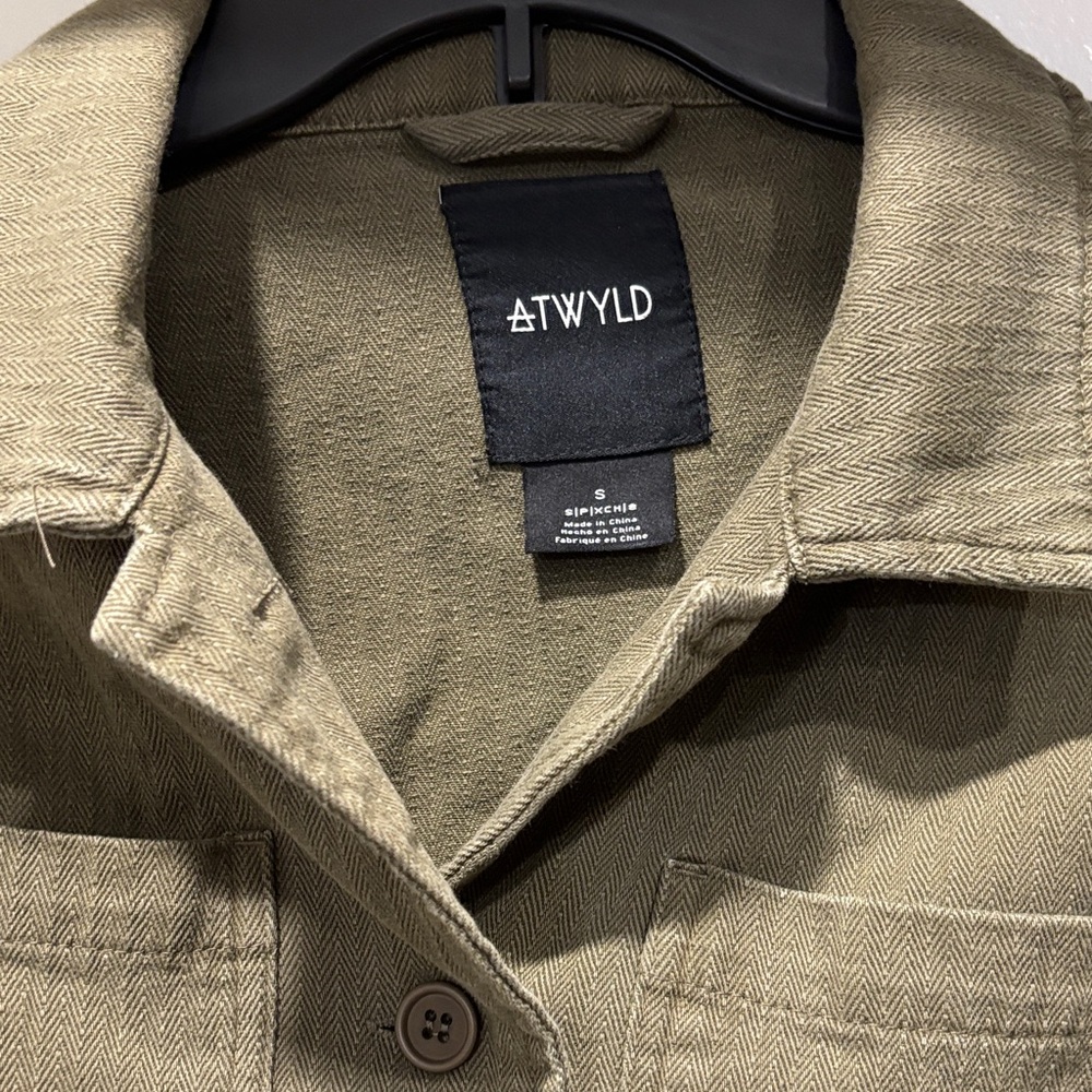 Olive Utility Jacket for Women - Picture 3 of 4